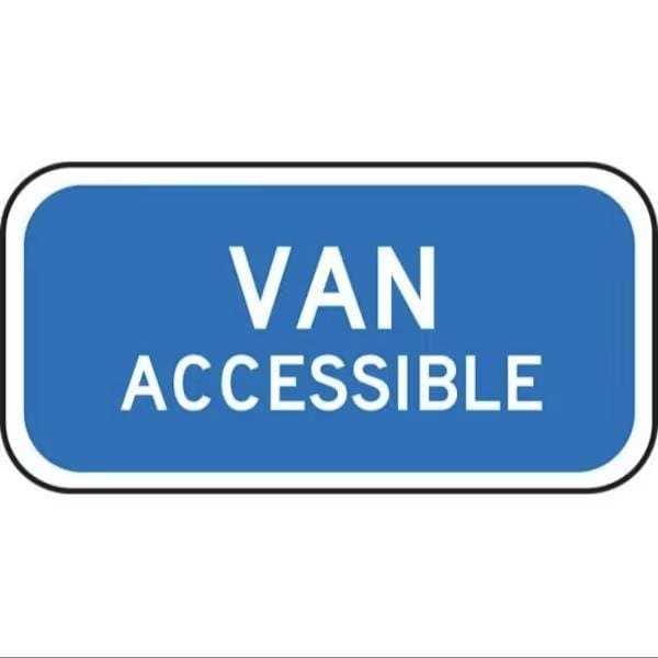 Accuform SUPPLEMENTAL SIGN VAN ACCESSIBLE FRA272RA FRA272RA - main
